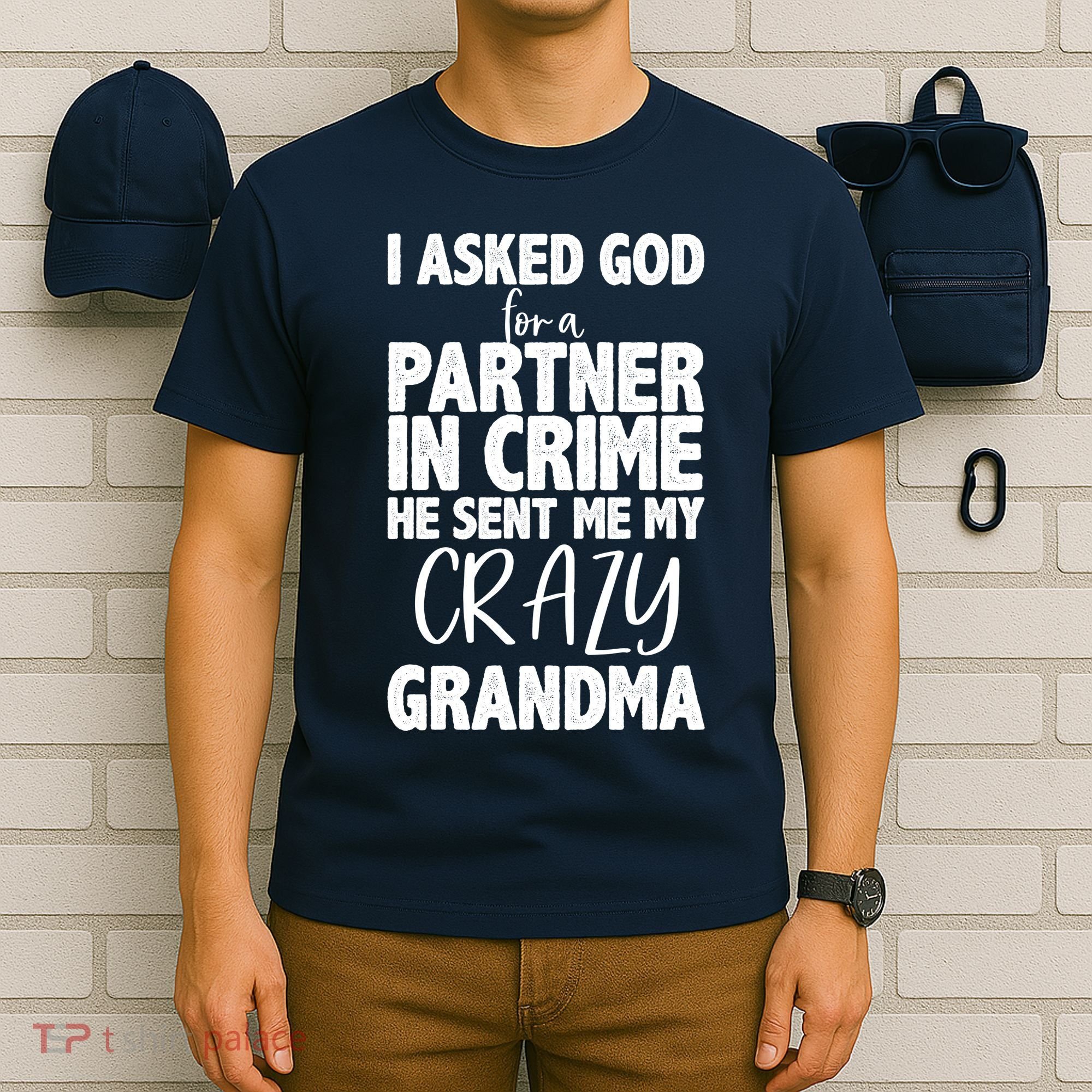 Crazy Grandma Partner In Crime T-Shirt