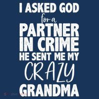Crazy Grandma Partner In Crime Coaster thumb 2