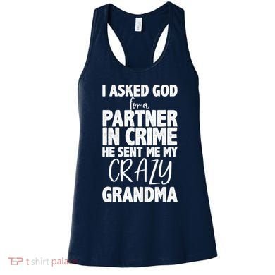 Crazy Grandma Partner In Crime Women's Tank Top