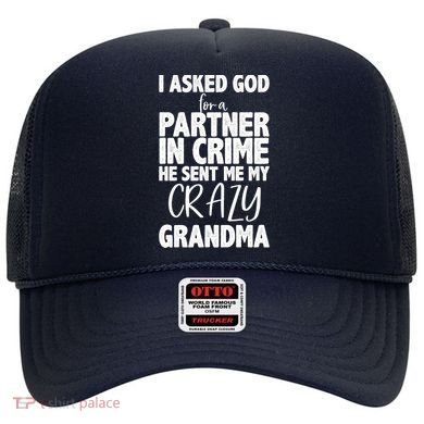 Crazy Grandma Partner In Crime Hat