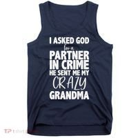 Crazy Grandma Partner In Crime Tank Top thumb 0