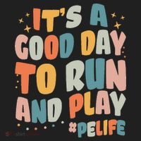 Its A Good Day To Run And Play Retro Groovy PE Life Women's Sweatshirt thumb 2