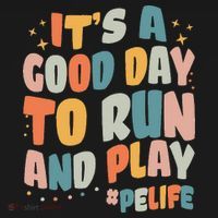 Its A Good Day To Run And Play Retro Groovy PE Life Baby Bodysuit thumb 2