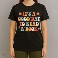 It’s a Good Day to Read a Book Lovers Library Reading  T-Shirt thumb 4