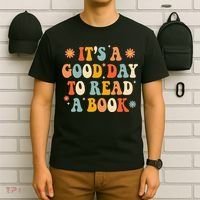 It’s a Good Day to Read a Book Lovers Library Reading  T-Shirt thumb 6