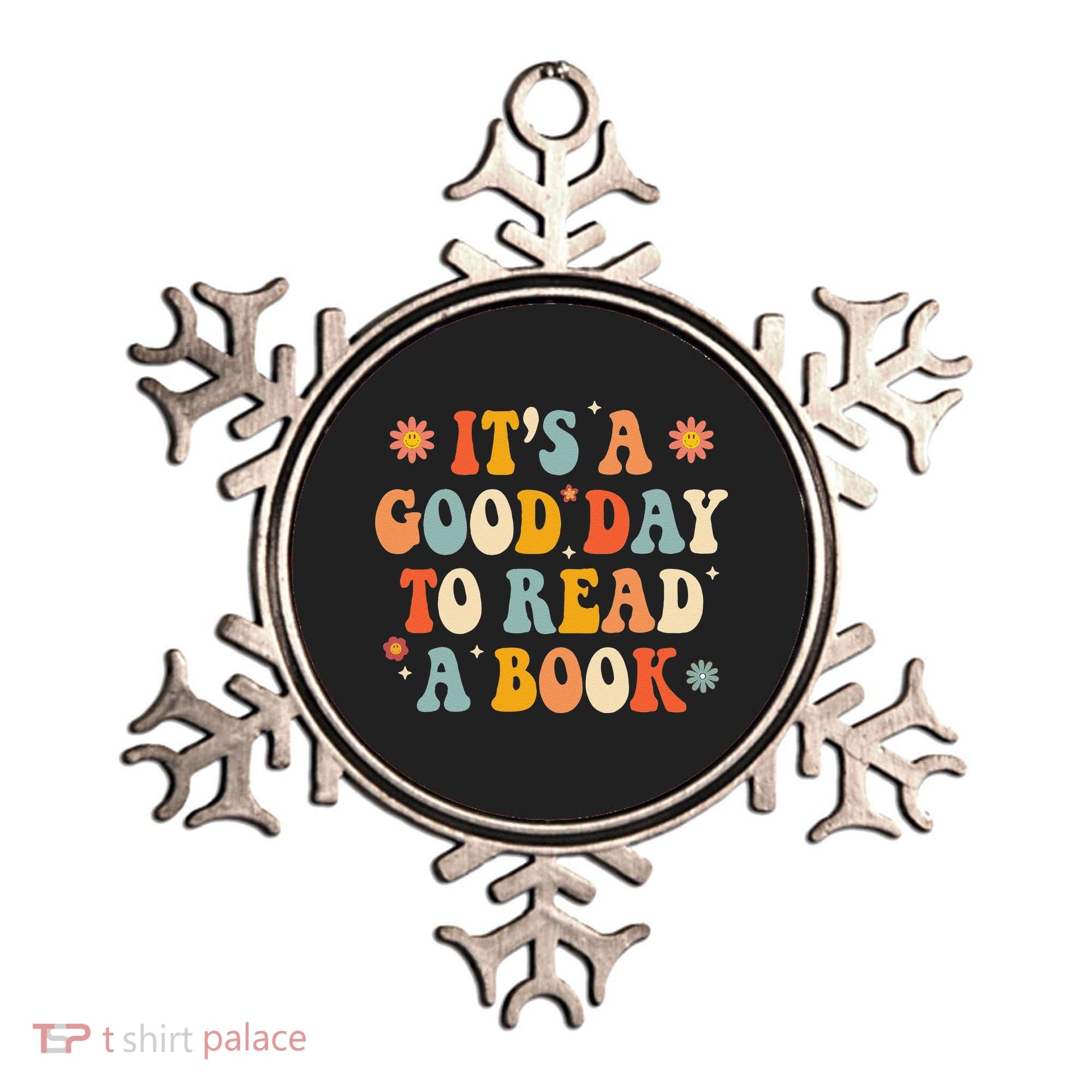 It’s a Good Day to Read a Book Lovers Library Reading  Ornament