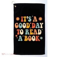 It’s a Good Day to Read a Book Lovers Library Reading  Golf Towel thumb 0