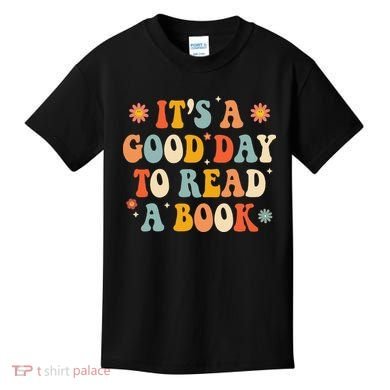 It’s a Good Day to Read a Book Lovers Library Reading  Kids T-Shirt