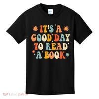 It’s a Good Day to Read a Book Lovers Library Reading  Kids T-Shirt thumb 0
