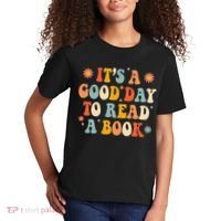 It’s a Good Day to Read a Book Lovers Library Reading  Kids T-Shirt thumb 2