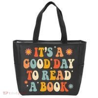 It’s a Good Day to Read a Book Lovers Library Reading  Tote Bag thumb 0