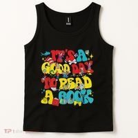 Its A Good Day To Read Book Across America Tank Top thumb 2