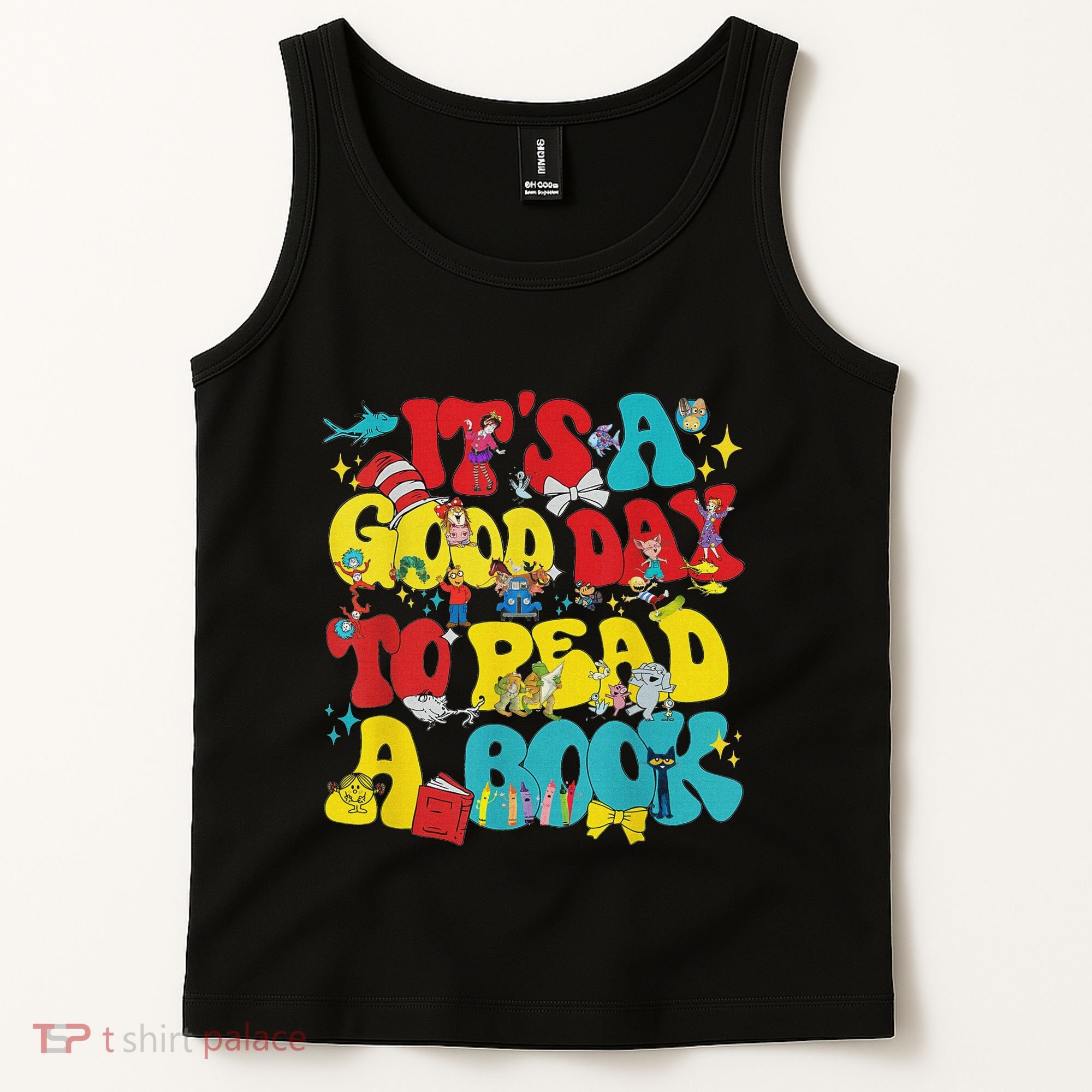 Its A Good Day To Read Book Across America Tank Top