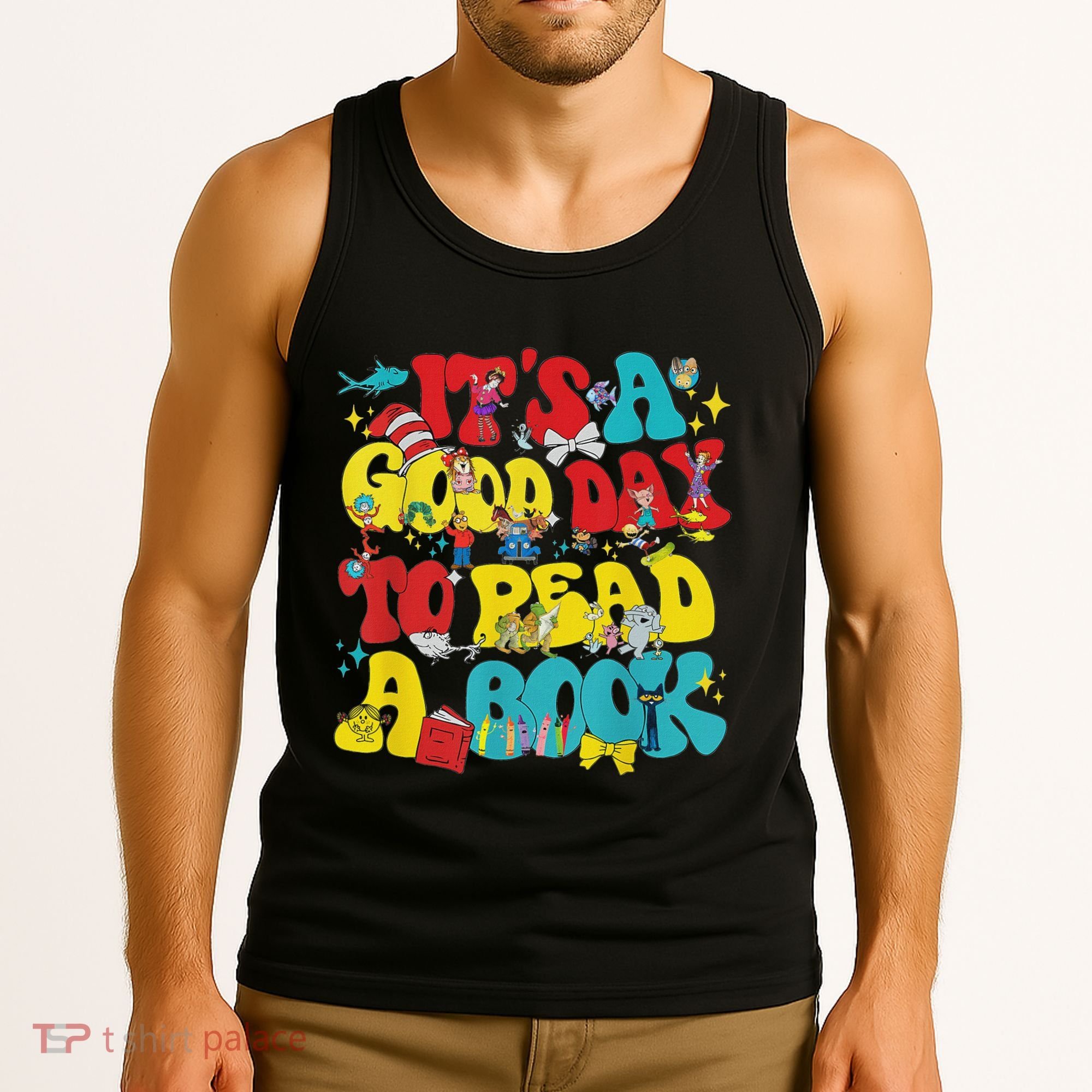 Its A Good Day To Read Book Across America Tank Top