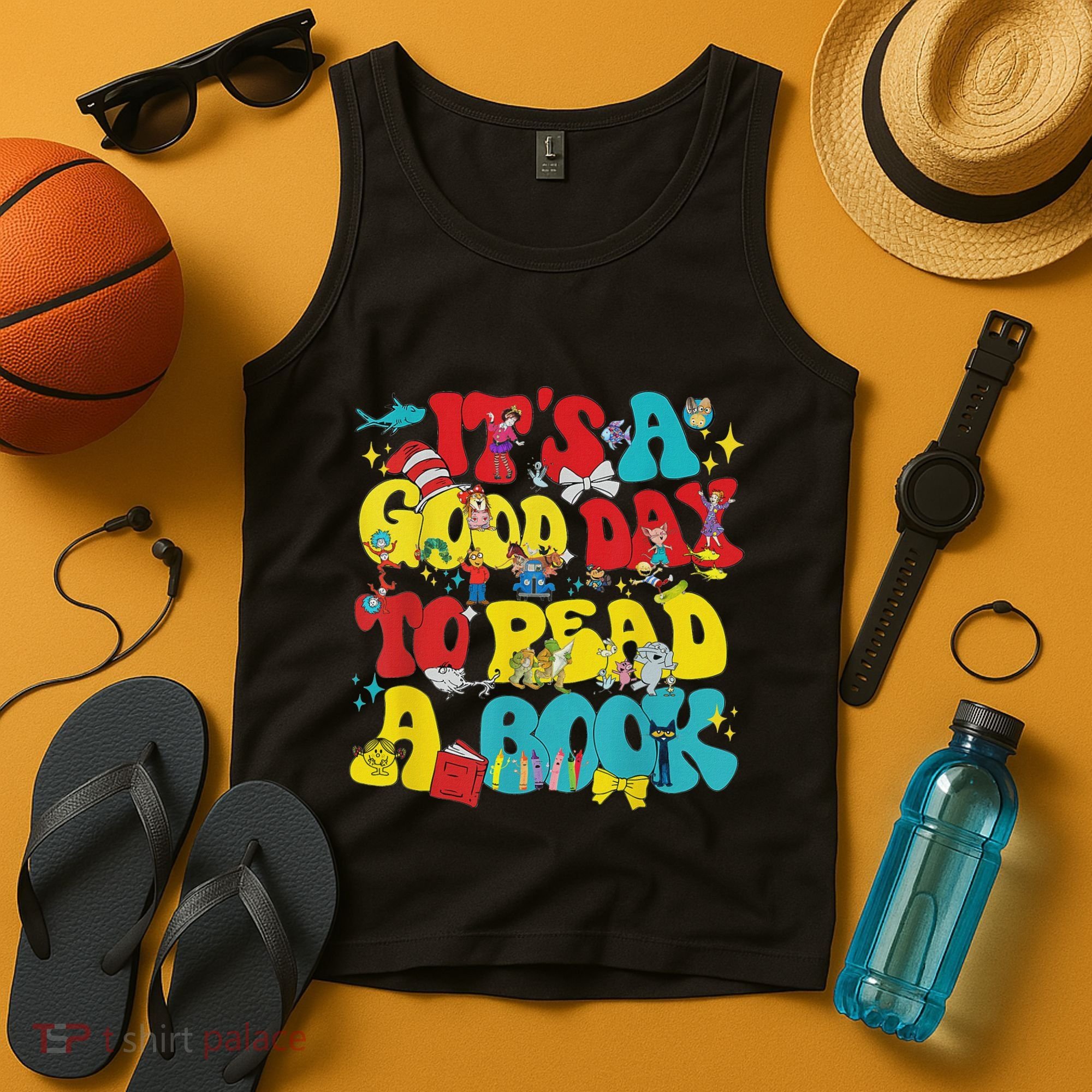 Its A Good Day To Read Book Across America Tank Top
