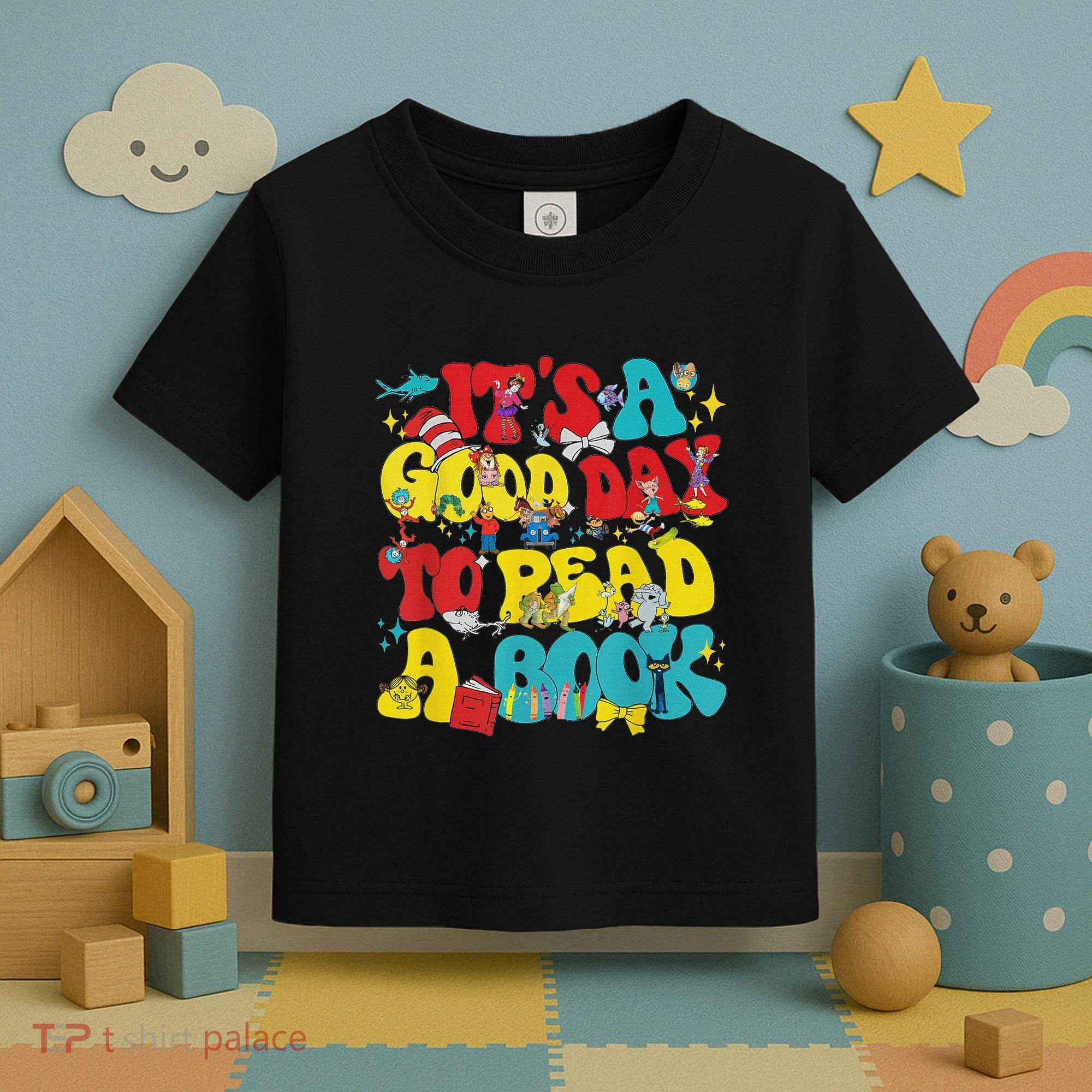 Its A Good Day To Read Book Across America Toddler T-Shirt