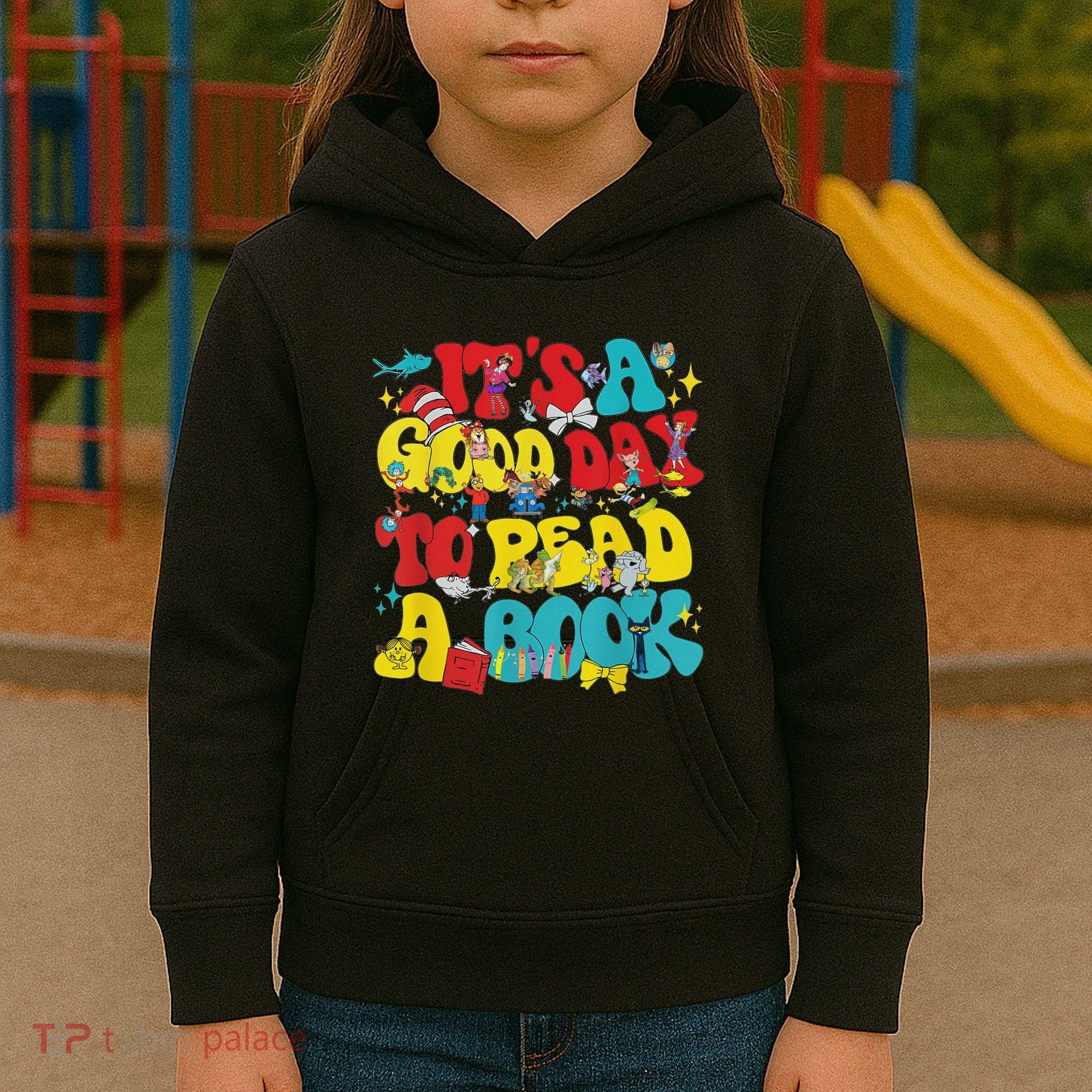 Its A Good Day To Read Book Across America Kids Hoodie