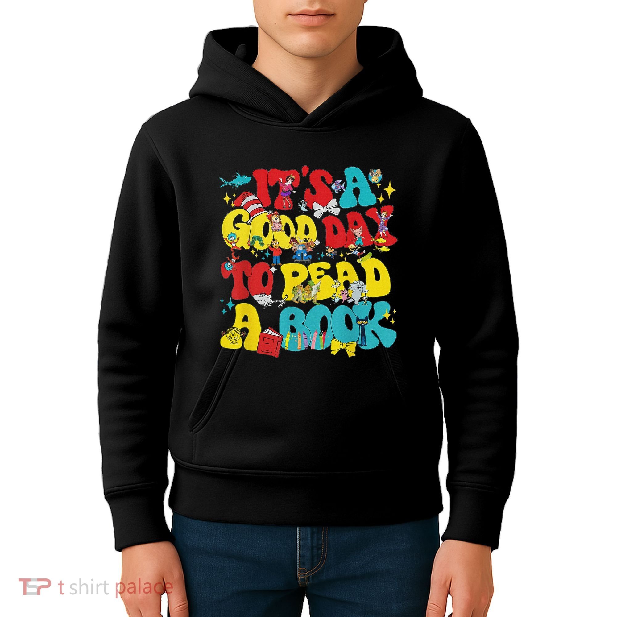 Its A Good Day To Read Book Across America Kids Hoodie