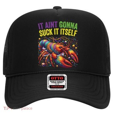 It Aint Gonna Suck Itself Crawfish Funny Mardi Gras Cool Gift Hat