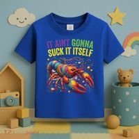 It Aint Gonna Suck Itself Crawfish Funny Mardi Gras Cool Gift Toddler T-Shirt thumb 3