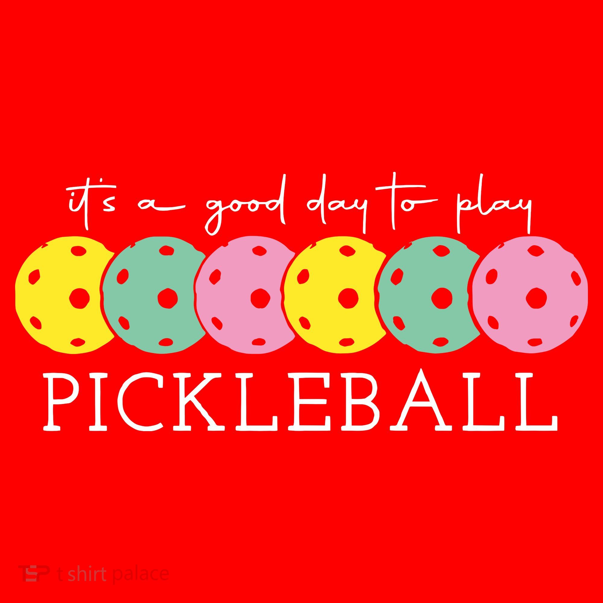 Its A Good Day To Play Pickleball Sport Pickleball Santa Hat