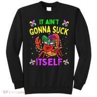 It Aint Gonna Suck Itself Crawfish Funny Mardi Gras Sweatshirt thumb 0