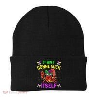 It Aint Gonna Suck Itself Crawfish Funny Mardi Gras Beanie thumb 0