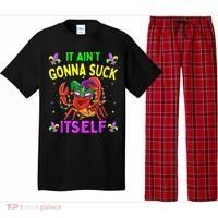 It Aint Gonna Suck Itself Crawfish Funny Mardi Gras Pajama Set thumb 0