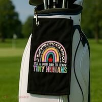 It's A Good Day To Teach Tiny Humans Golf Towel thumb 2