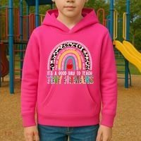 It's A Good Day To Teach Tiny Humans Kids Hoodie thumb 2