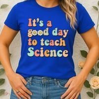 Its A Good Day To Teach Science Earth Funny Science Teacher Women's T-Shirt thumb 2