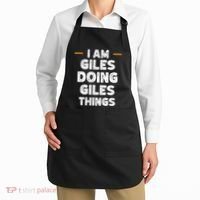 I Am Giles Doing Giles Things Custom Funny Name Apron thumb 2