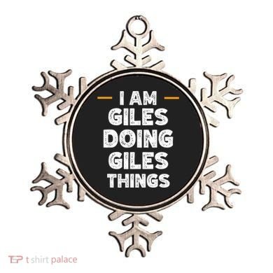 I Am Giles Doing Giles Things Custom Funny Name Ornament