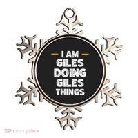 I Am Giles Doing Giles Things Custom Funny Name Ornament thumb 0