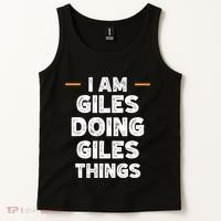 I Am Giles Doing Giles Things Custom Funny Name Tank Top thumb 2