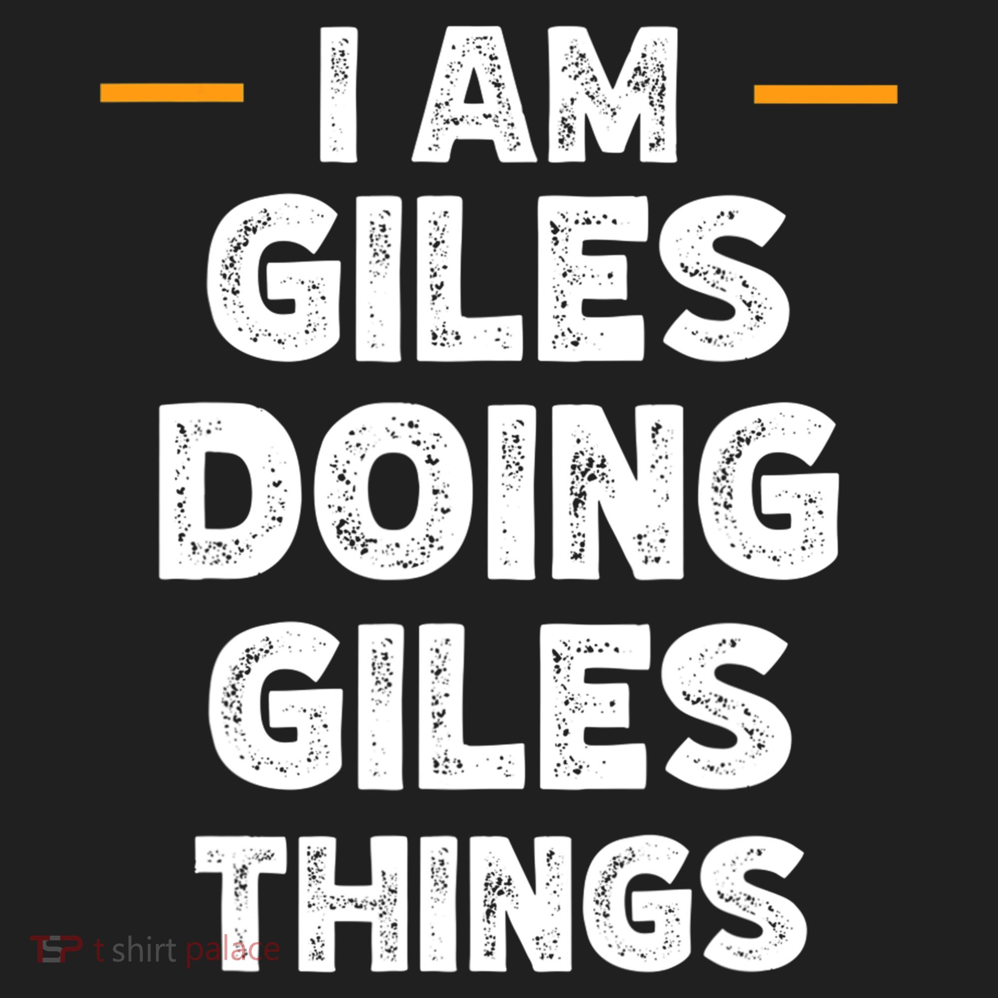I Am Giles Doing Giles Things Custom Funny Name Golf Towel