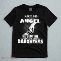 I Asked God For An Angel He Sent Me My Daughters T-Shirt thumb 5