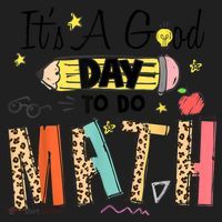 Its A Good Day To Do Math Leopard Pencil Teacher Women's Sweatshirt thumb 2