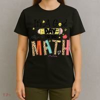 Its A Good Day To Do Math Leopard Pencil Teacher T-Shirt thumb 4