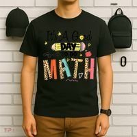 Its A Good Day To Do Math Leopard Pencil Teacher T-Shirt thumb 6
