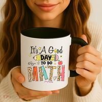 Its A Good Day To Do Math Leopard Pencil Teacher Coffee Mug thumb 3