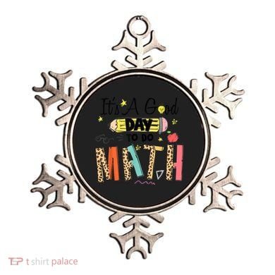 Its A Good Day To Do Math Leopard Pencil Teacher Ornament