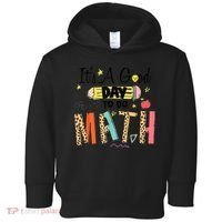 Its A Good Day To Do Math Leopard Pencil Teacher Toddler Hoodie thumb 0