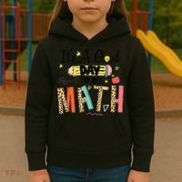 Its A Good Day To Do Math Leopard Pencil Teacher Kids Hoodie thumb 3