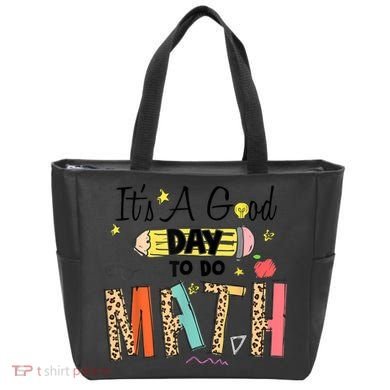 Its A Good Day To Do Math Leopard Pencil Teacher Tote Bag