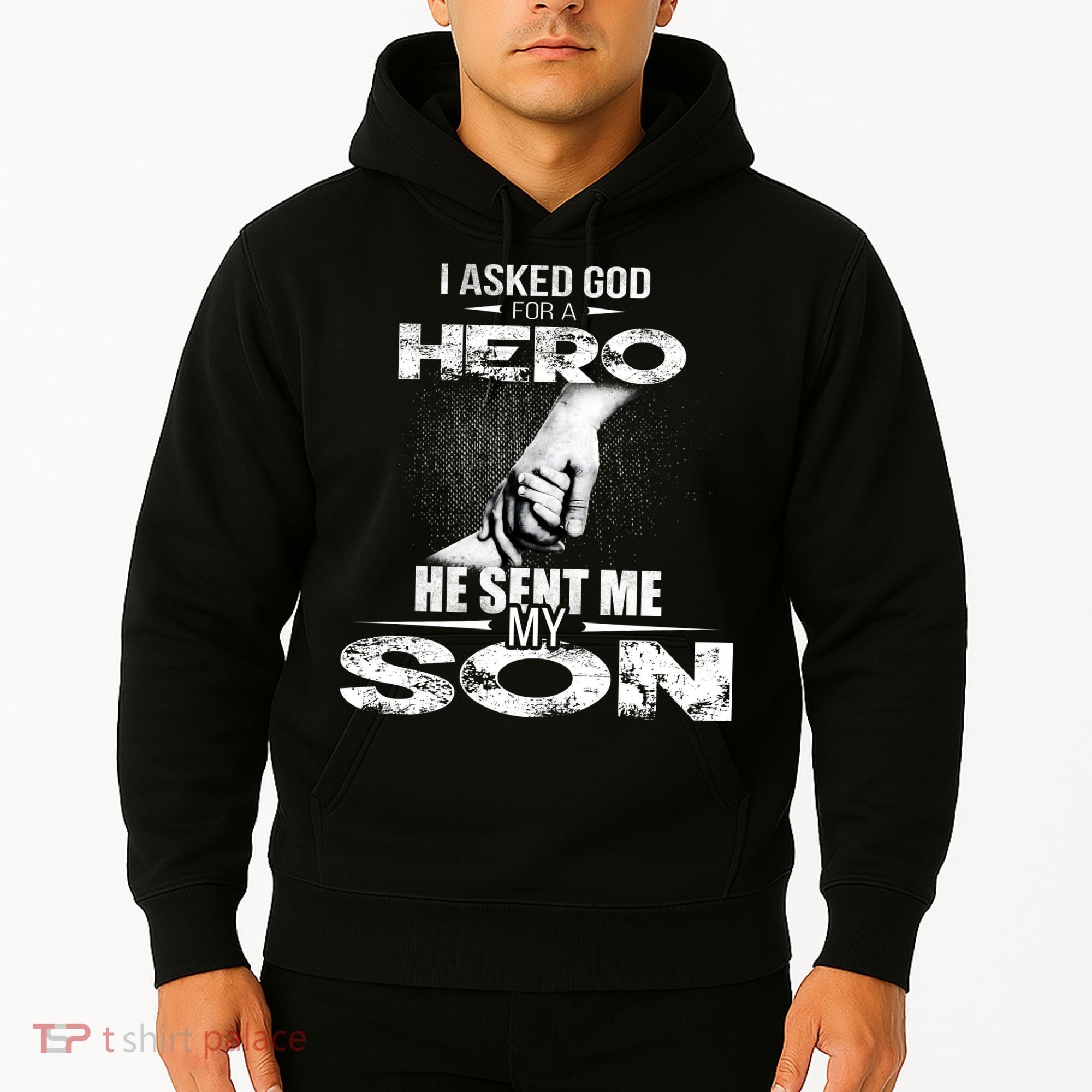 I Asked God For A Hero He Sent Me My Son Hoodie
