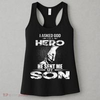 I Asked God For A Hero He Sent Me My Son Women's Tank Top thumb 3