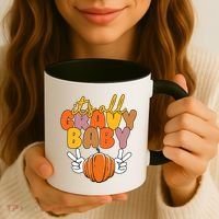 Its All Gravy Baby Pumpkin Fall Funny Coffee Mug thumb 3