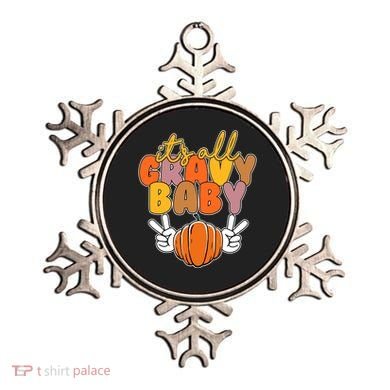 Its All Gravy Baby Pumpkin Fall Funny Ornament