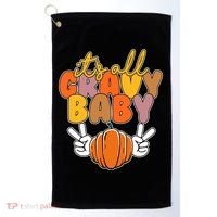 Its All Gravy Baby Pumpkin Fall Funny Golf Towel thumb 0
